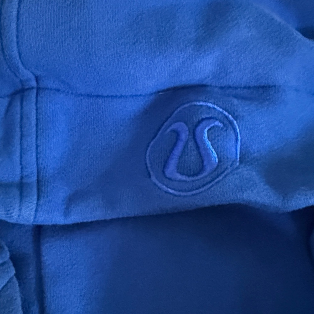 Lululemon Athletica Blue Fleece Jacket size 10